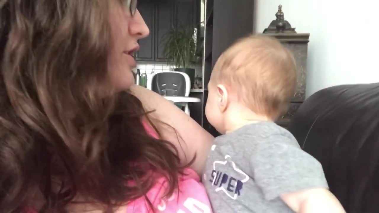 3 years old baby gets emotional......