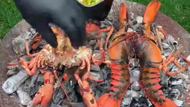 Coal Roasted Baja Lime Lobster Recipe!