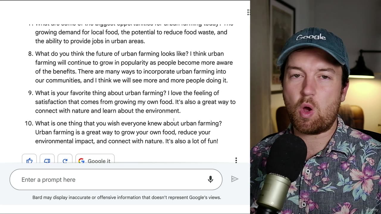 Chapter 26 | 004 Come Up with Interview Questions with Google Bard