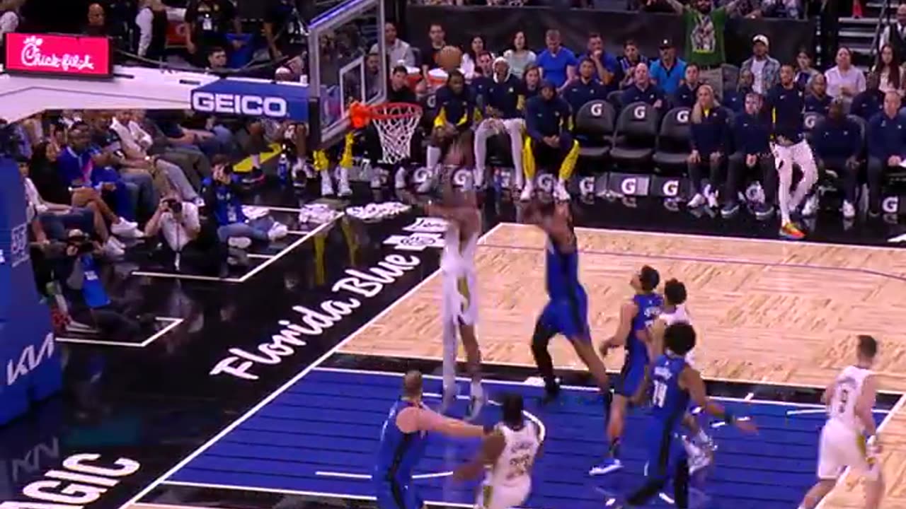 Obi Toppin with the MONSTER Putback Dunk! Pacers vs. Magic