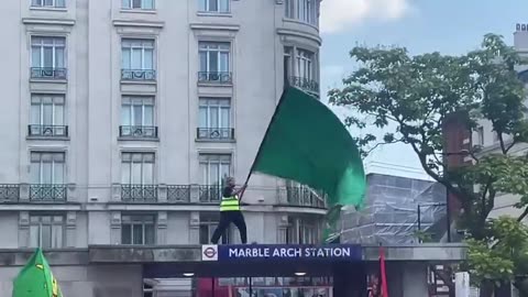 Marble Arch station in Sadiq Khan's London.