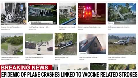 EPIDEMIC OF SMALL PLANE CRASHES LINKED TO VACCINE