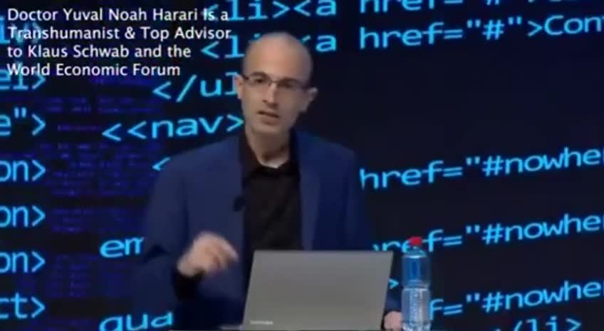 Dr. Yuval Noah Harari, Top Advisor to Klaus Schwab: