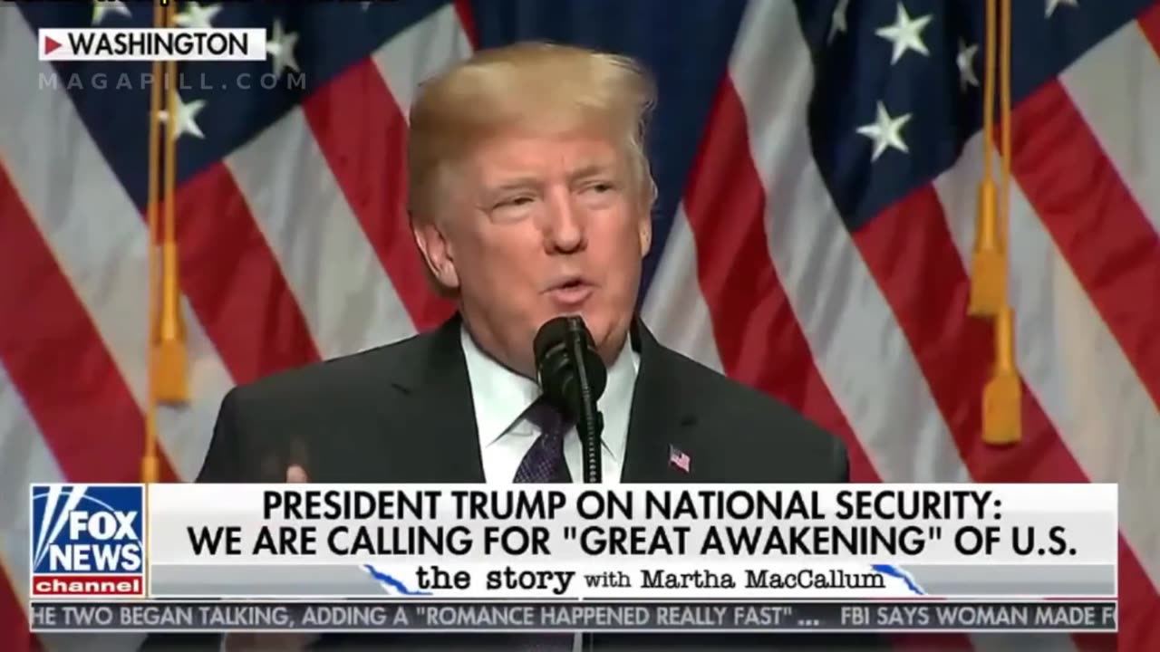 President Trump calls for Great Awakening (Dec 18, 2017)