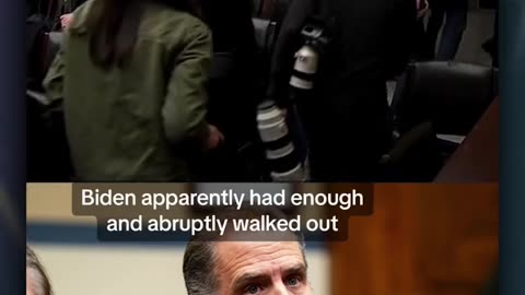 Chaos erupts as Hunter Biden arrives at U.S. House contempt hearing