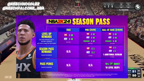 NBA 2k24 SEASON PASS, DOES 2k CARE FOR THE CONSUMER? #NEECHNOODLEZ #NBA2k #NBA2k24 #BASKETBALL #NBA