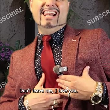 Italian hand gestures! This one means "Don't leave me, I love you"