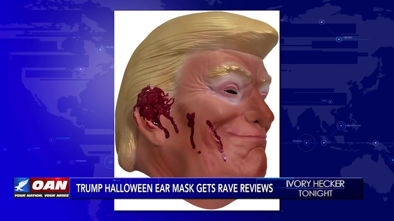 Ivory Hecker - Trump Halloween Ear Mask - W/ Breanna Morello, 10/15/24