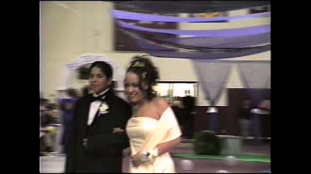 2000-01 WPHS Vids 130 Prom 096 Grand March Couple 69 by Glenn Strader