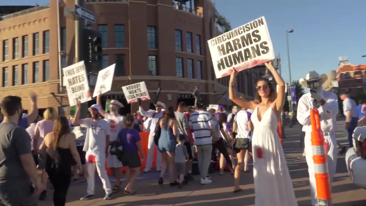 Bloodstained Men protest