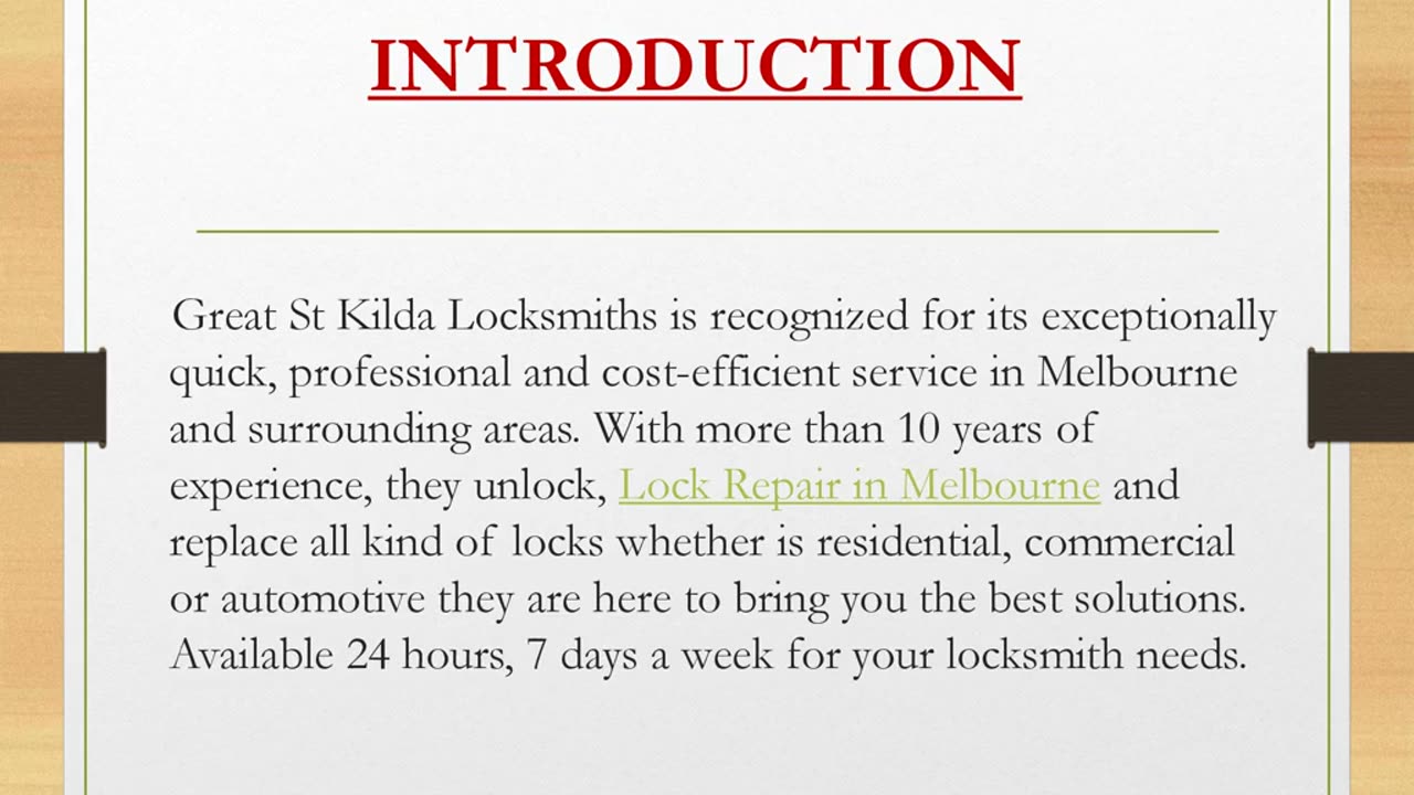 Great St Kilda Locksmiths