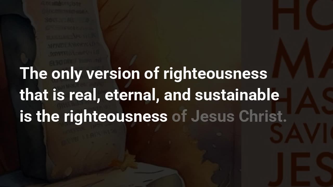 True Righteousness