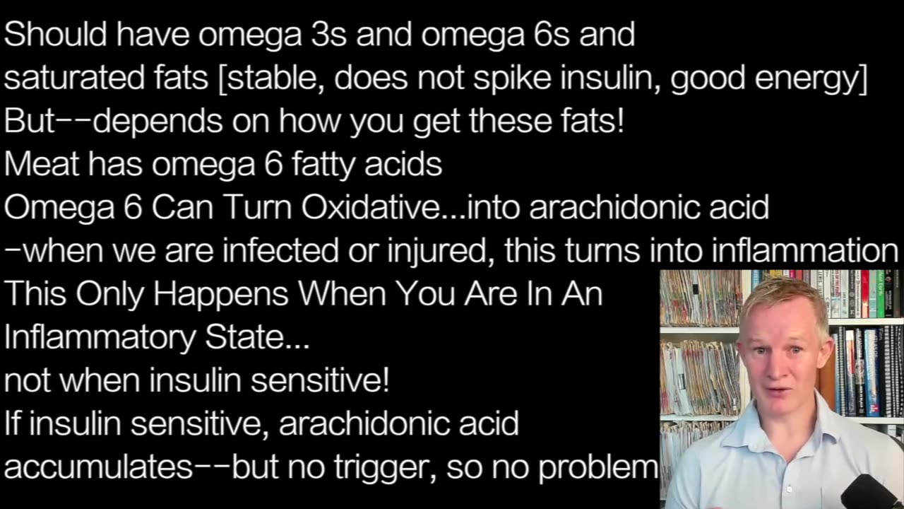 PAUL MASON p8 | FAT ESSENTIALS OMEGA 3 & 6! …omega 6 fat only inflammatory from seed oils, or IR