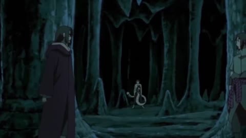 Sasuke and Itachi Teams up Against Sage Kabuto - Itachi uses Izanami to Change Kabuto Reaity