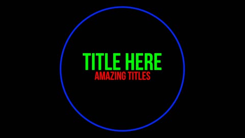 I Can Make This Clean Circle Sparks Video Intros Or Outros Under $1 Any Time