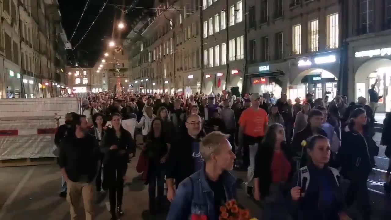 Switzerland PROTEST against COVID restrictions