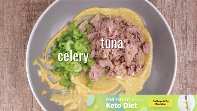 Keto Curry Spiked Tuna and Avocado Salad - Keto Diet Meal Plan