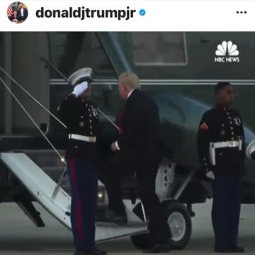 Oldie but goodie - Windy day boarding Air Force One - A real Gentleman