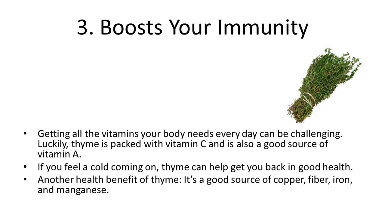 10 Powerful Thyme Herb Benefits for Your Health