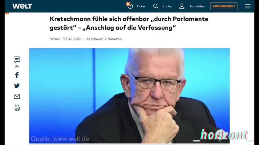 Winfried Kretschmann (Ministerpräsident Baden-Württemberg) - Grüner Wahnsinn