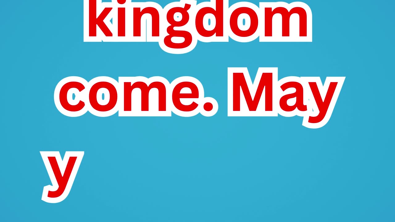 "A Prayer for God's Kingdom to Reign" Matthew 6:10.#shortsvideo #shorts #youtubeshorts #yt #youtube