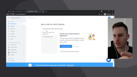 Loja virtual - Como criar sua conta na Cartx