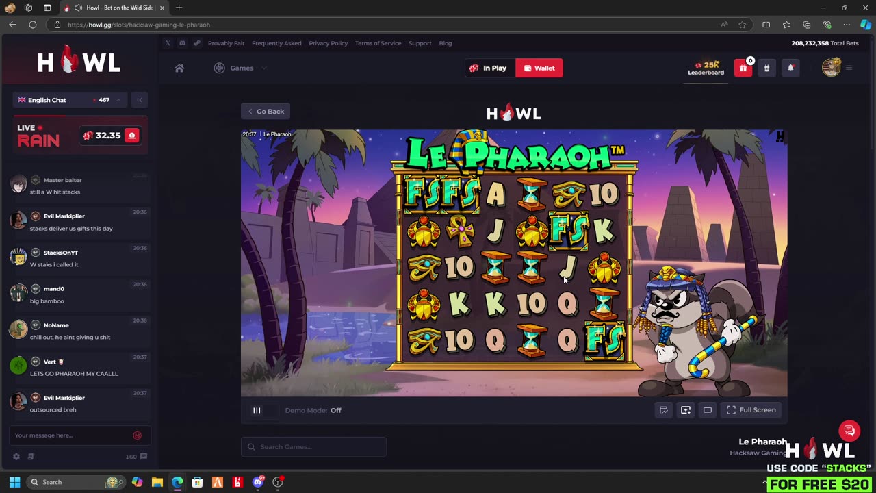 "!howl !discord" - 11-04-2024 - Stackswopo MonkeyApp & Gambling Stream