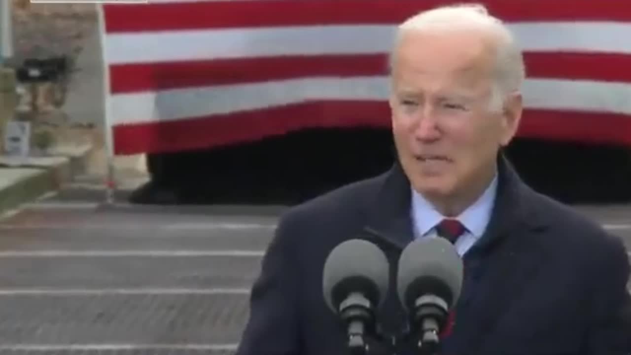 "How Do I Cross A Bridge In A Snowstorm?" Biden Goes Off On Rant