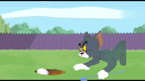 Tom and Jerry funny video playing in golfield