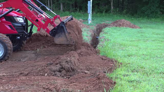 How to Level Dirt with Tractor Loader