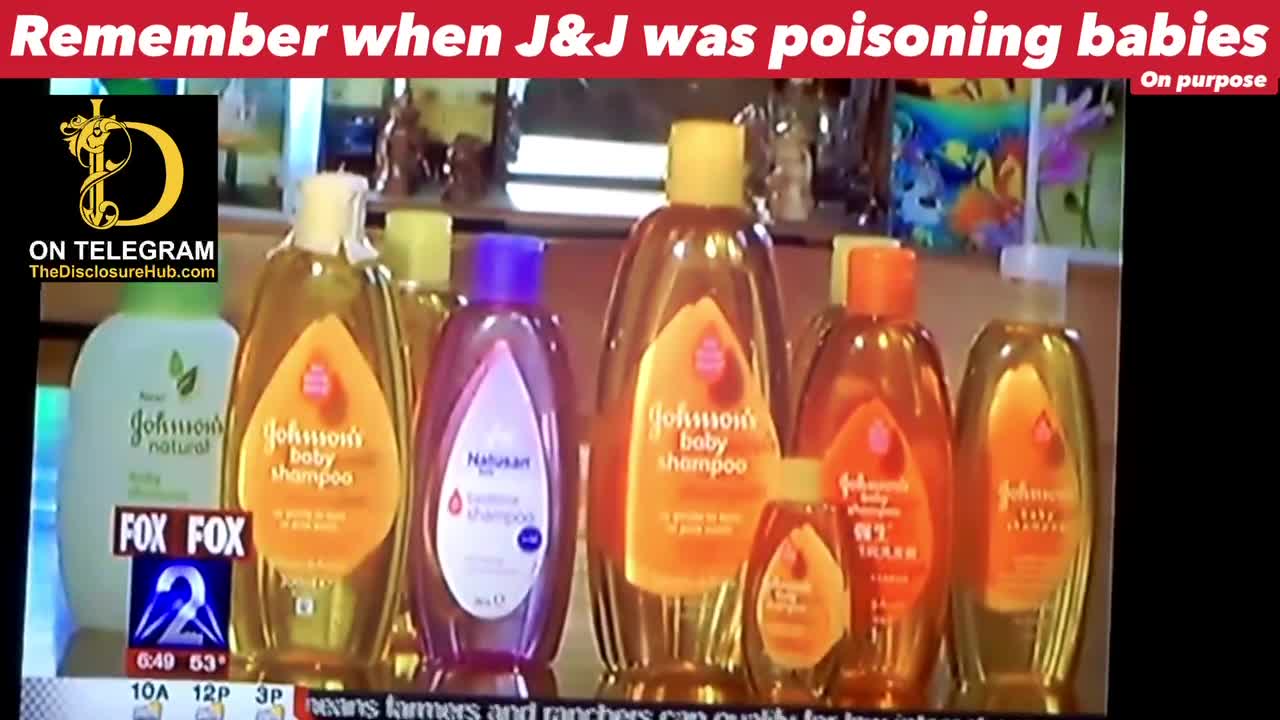 Remember when J&J shampoo was poisoning babies on purpose?