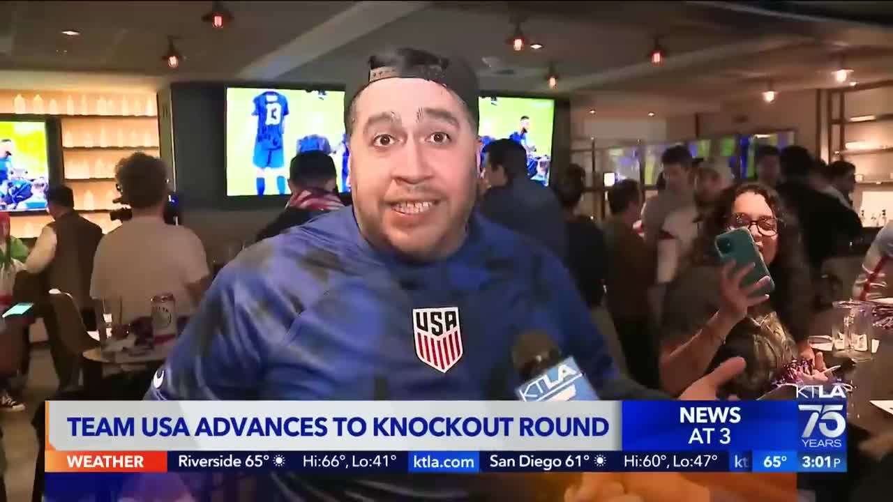 Local fans react to U.S. World Cup win