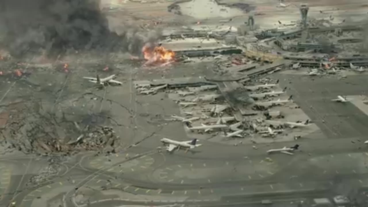 San Andreas (2015) Tsunami scene