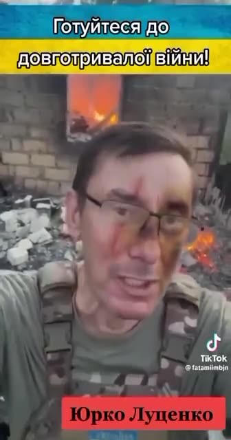 The Star War sounds make it believable. Dirty face but clean uniform.