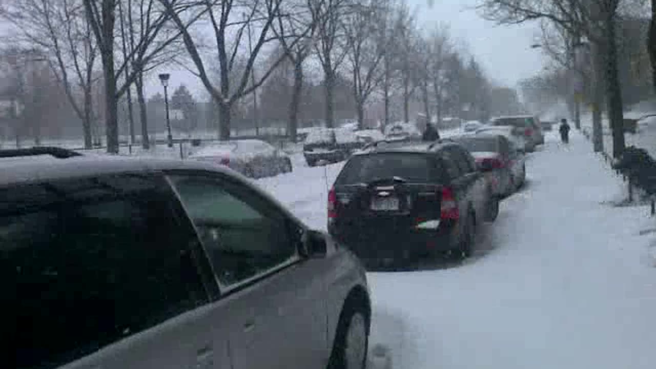 The spring storm hits the roads of Quebec MARCH 30, 2014