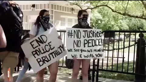 Nestride Yumga Confronts Black Lives Matter Protestors