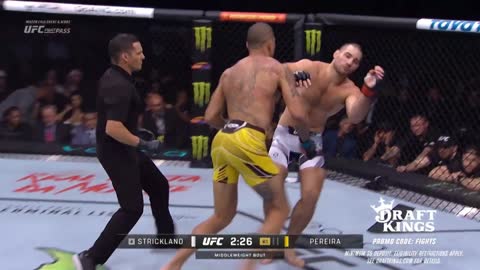 BIG SCARY Brazilian KNOCKS OUT poor man