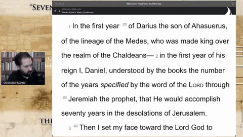 Daniel 9: The Master Prophecy (Live Service 2021 October 25)