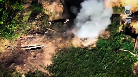 Ukrainian Kamikaze Drone Sends Russian Flying