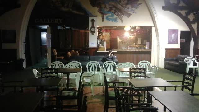 nigel of tunnelmental dj set. soundcheck and visuals. Cardiff 2022.