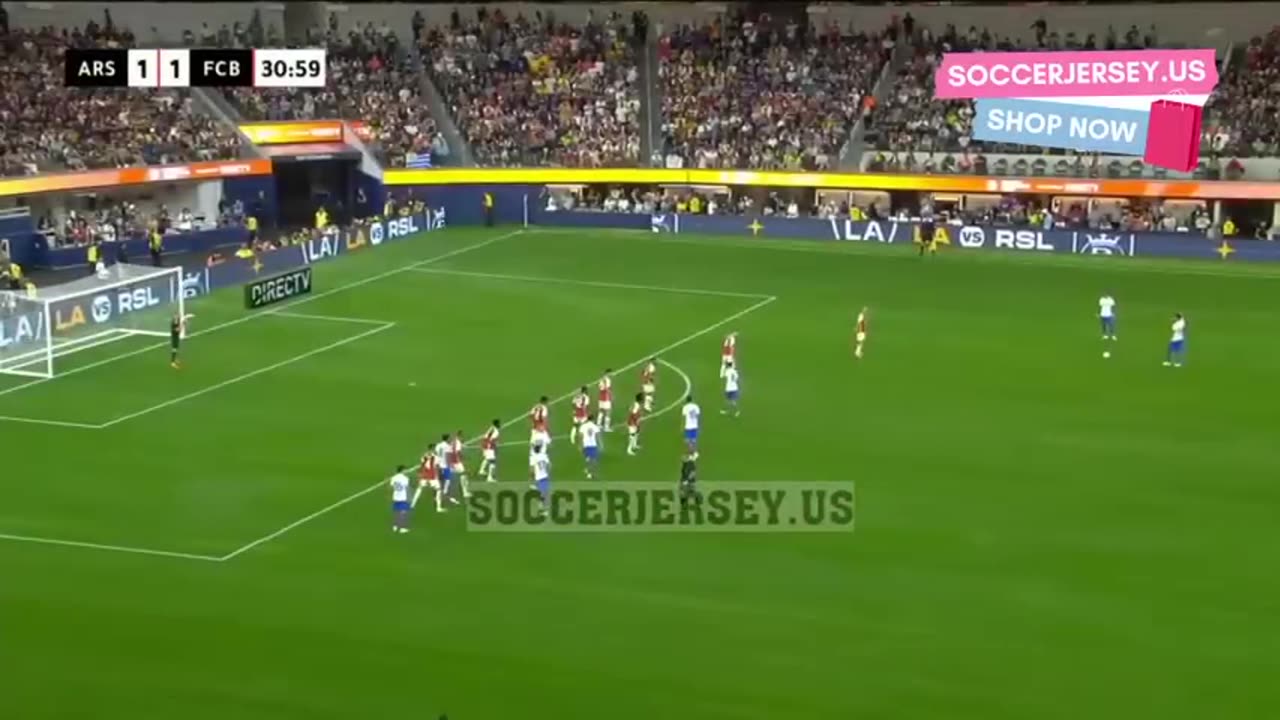 Arsenal vs Barcelona 5:3 friendly match highlights