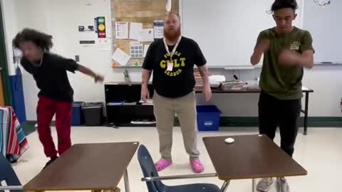 POV: Teacher better at flips than you