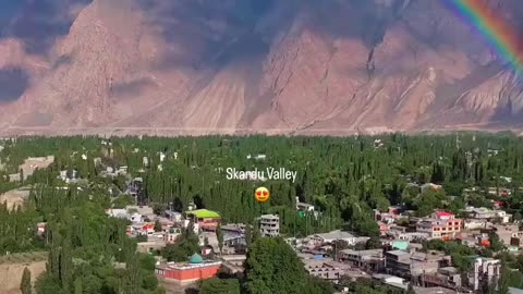 Skardu valley in Pakistan