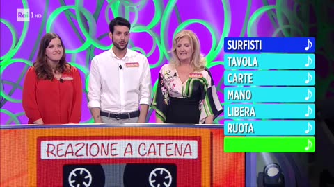 RAIUNO - Reazione A Catena-La Catena Musicale (13/09/2018)