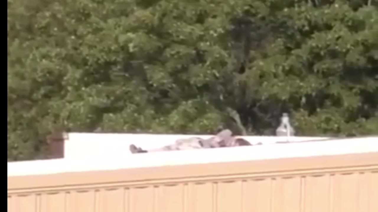 Trump Sniper Assassin on the Roof