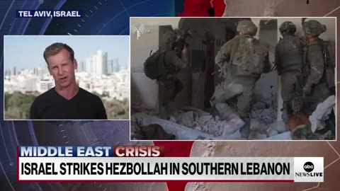 Israel strikes Hezbollah in southern Lebanon