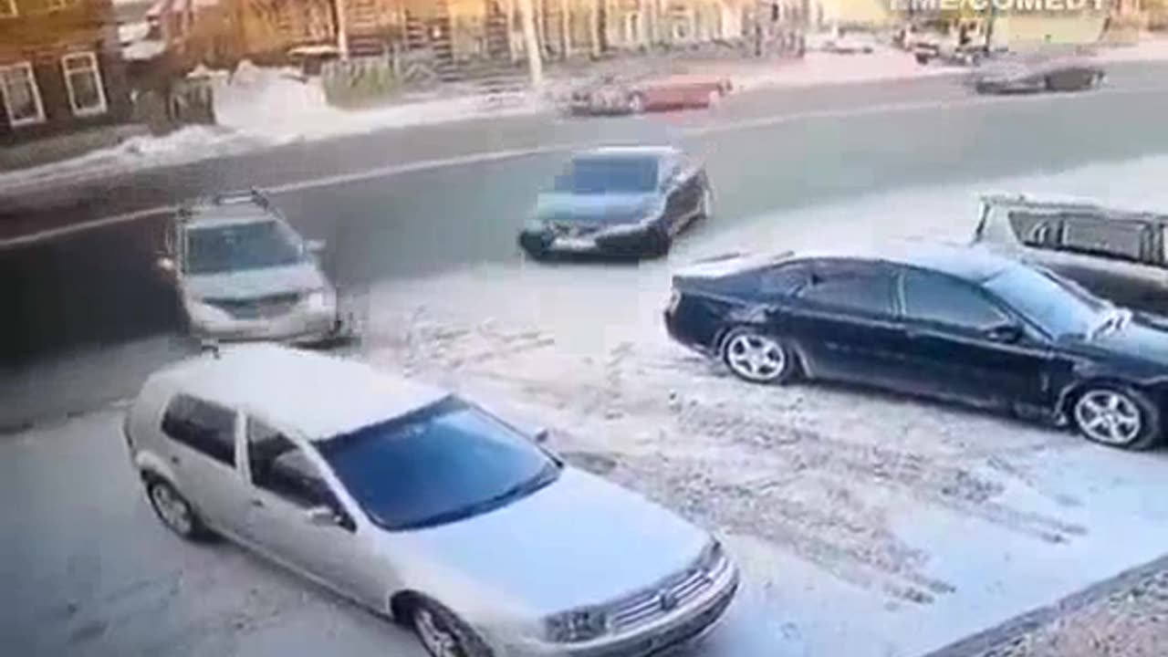 fighting for that last parking spot in the snow