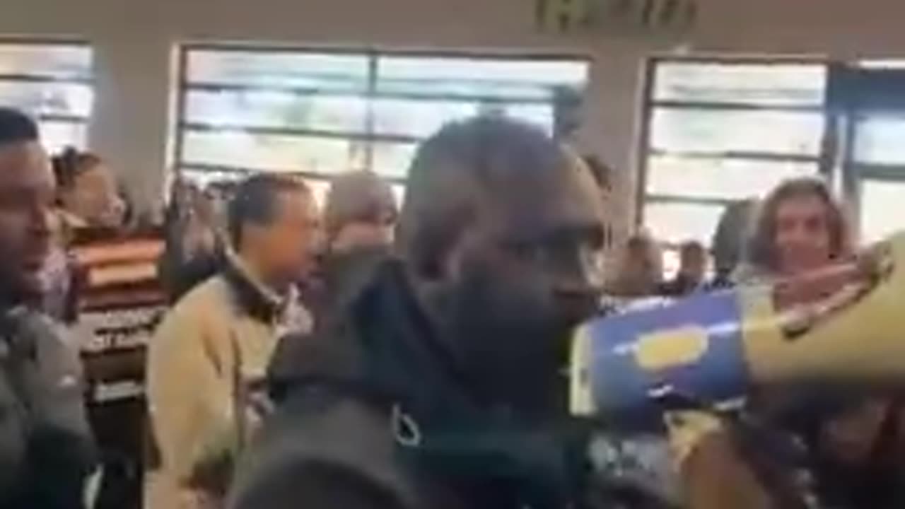 France - Illegal migrants held a mass protest against immigration laws