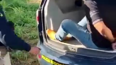 Truck drivers being arrested in Brazil