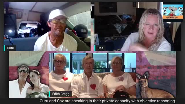 Guru and Caz with Unite in White